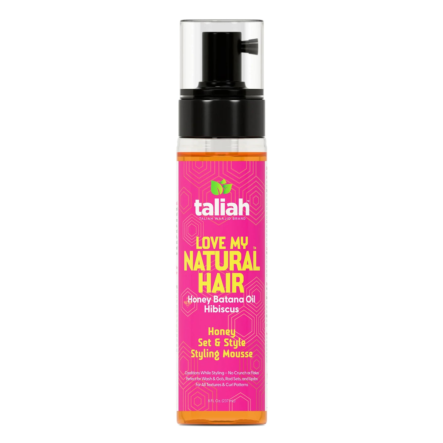 Love My Natural Hair Honey Set & Style Styling Mousse 8oz