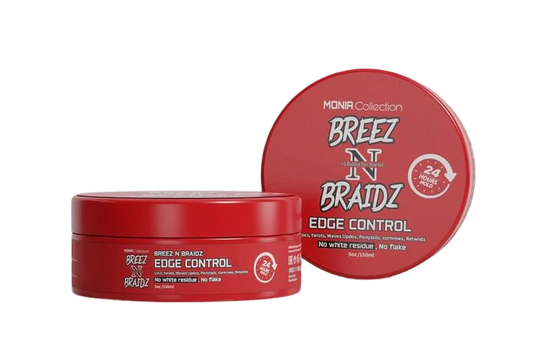 BREEZ N BRAIDZ, Edge control ( Red) 5oz