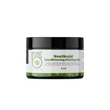 PureO Natural Neatbraid Conditioning Shining Hair Gel - 8oz