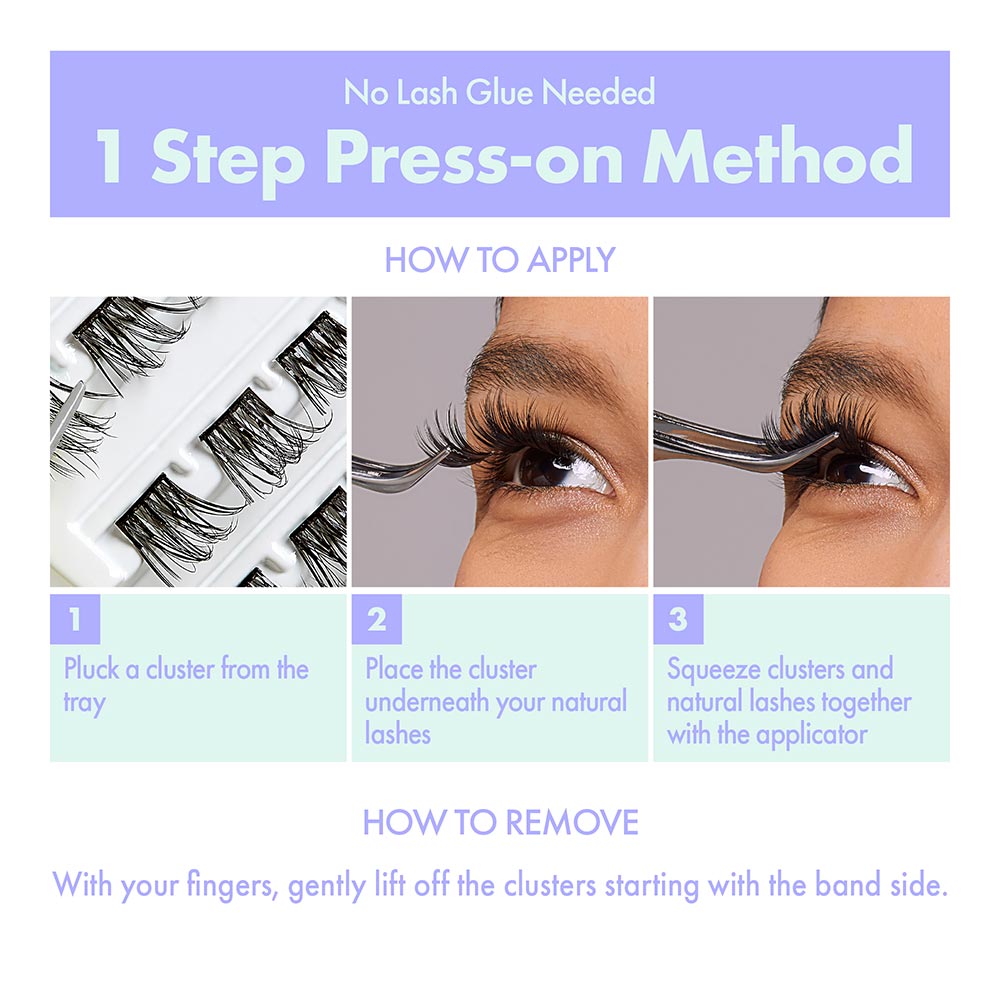 Everyday Press & Go Press On Cluster Lashes