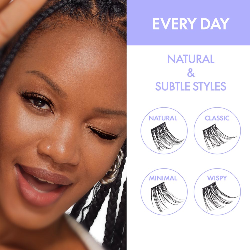 Everyday Press & Go Press On Cluster Lashes