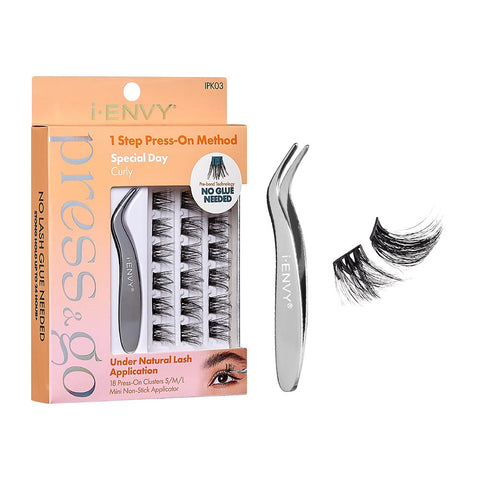 Press & Go Press On Cluster Lashes All-in-One Kit