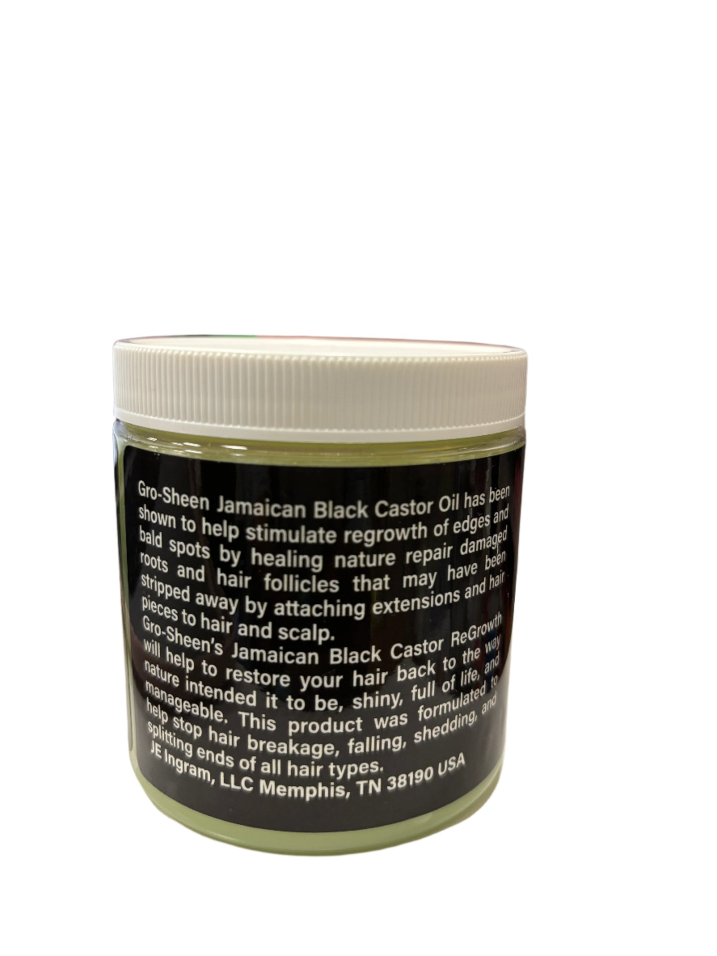 Gro-Sheen Jamaican Black Castor Oil Bald Spot and Edge ReGrowth
