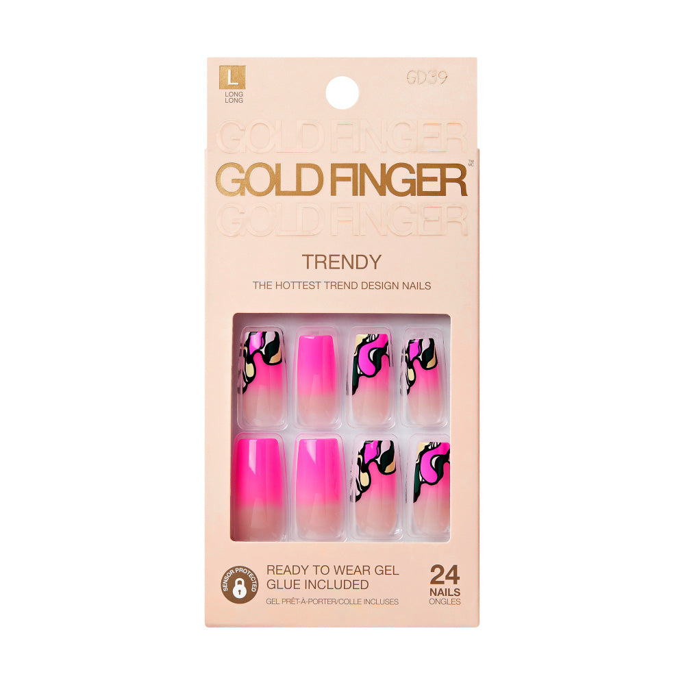 Kiss Gold Finger Trendy Nails – Snooze
