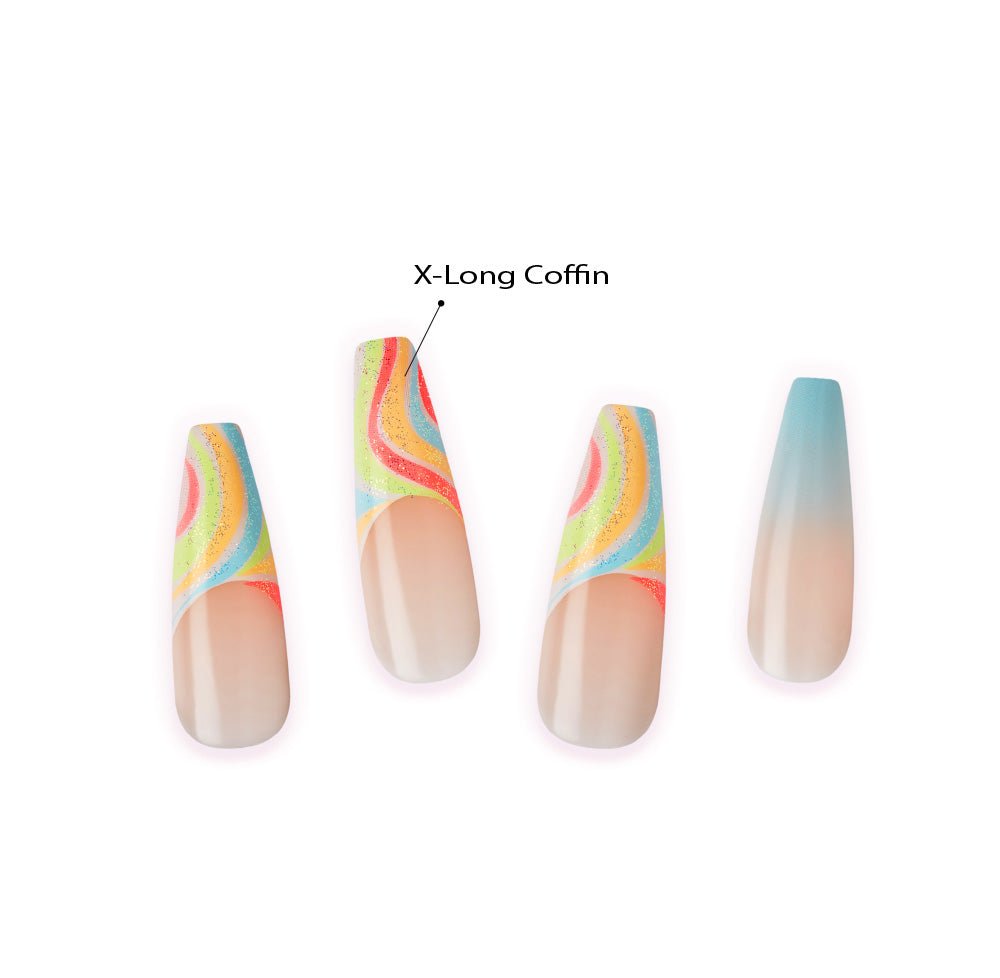 Kiss Gold Finger Trendy Nails – Be Bubbly