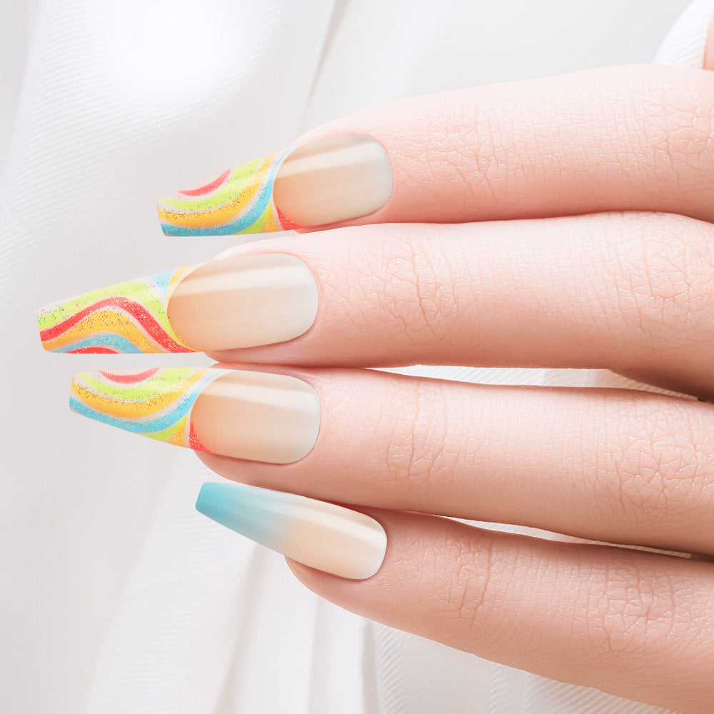 Kiss Gold Finger Trendy Nails – Be Bubbly