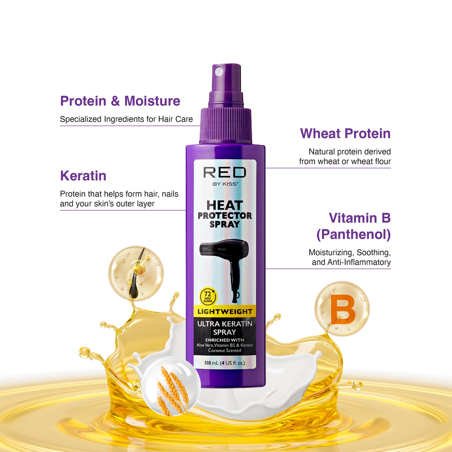 Ultra Keratin Heat Protector Spray