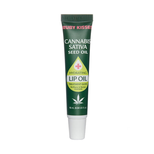 Ruby Kisses Hydrating Lip Therapy Treatment Gloss Cannavis Sativa RLO04D1