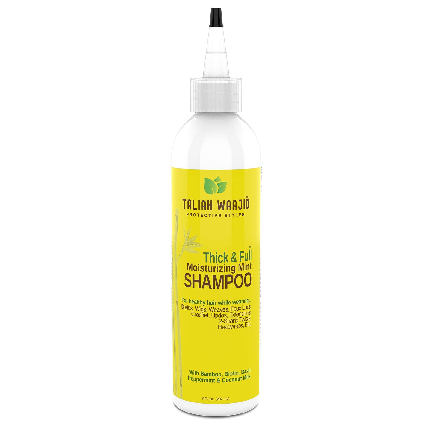 Thick And Full Bamboo And Coconut Milk Moisturizing Mint Shampoo 8oz