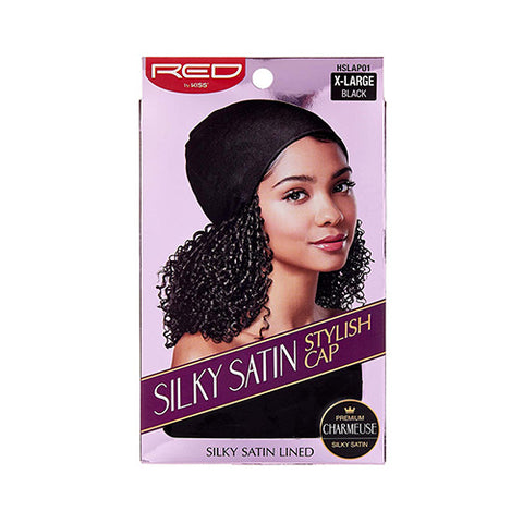 Silky Satin Lined Hair Cap