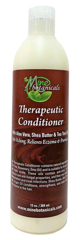 Mine Botanicals Therapeutic Conditioner with Aloe Vera, Shea Butter & Tea Tree Oil 13oz