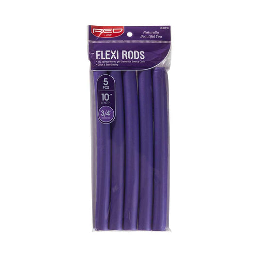 RED FLEXIRODS 10" 3/4" 5PCS PACK PURPLE