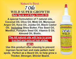 7 Oils Wild Super Growth Bald Spots and Edge Growth Oil