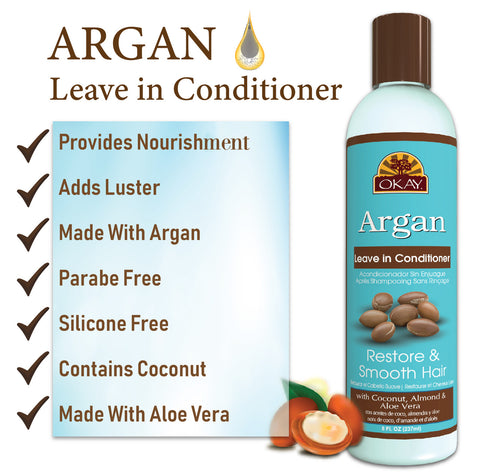 OKAY Restorative Argan Leave-In Conditioner