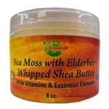 Mine Botanicals Whipped Shea Butter Sea Moss With Elderberry 8oz