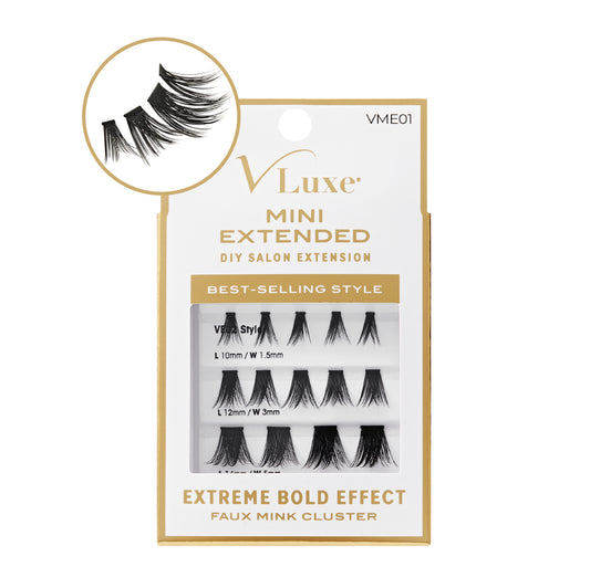 Faux Mink Lash Cluster Mini Extended – Refill for Mini Lash Palette