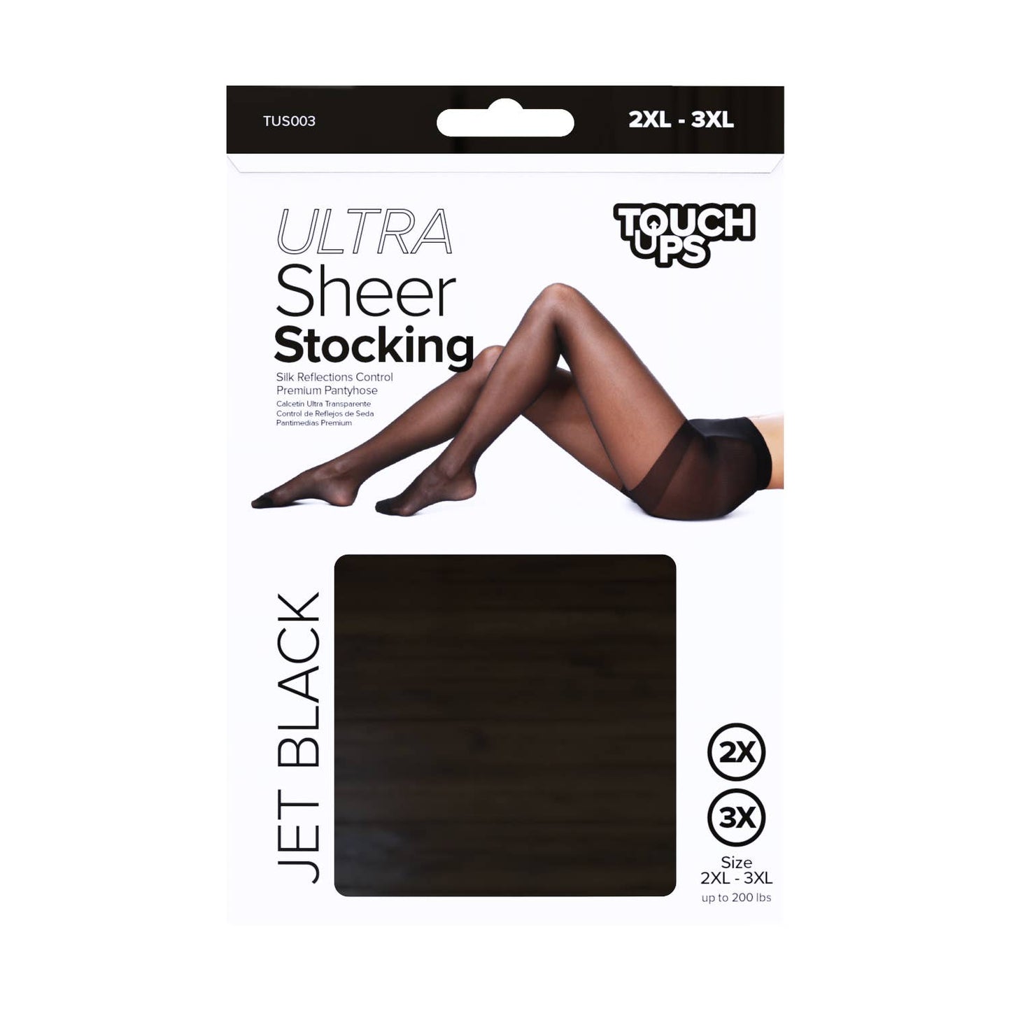 Touch Ups Ultra Sheer Stocking: Nude - 2XL-3XL