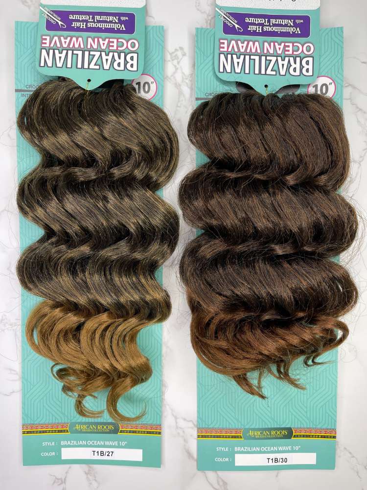 Bobbi Boss Crochet Hair - Brazilian Ocean Wave 10"