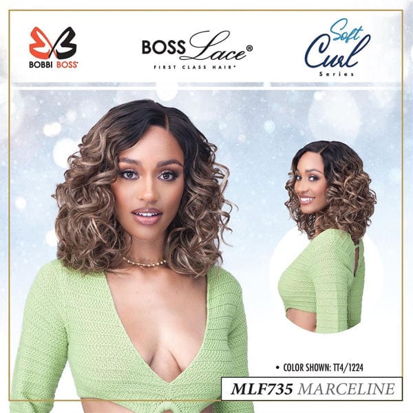 Bobbi Boss Soft Curl Series Synthetic Lace Front Wig - MLF735 MARCELINE