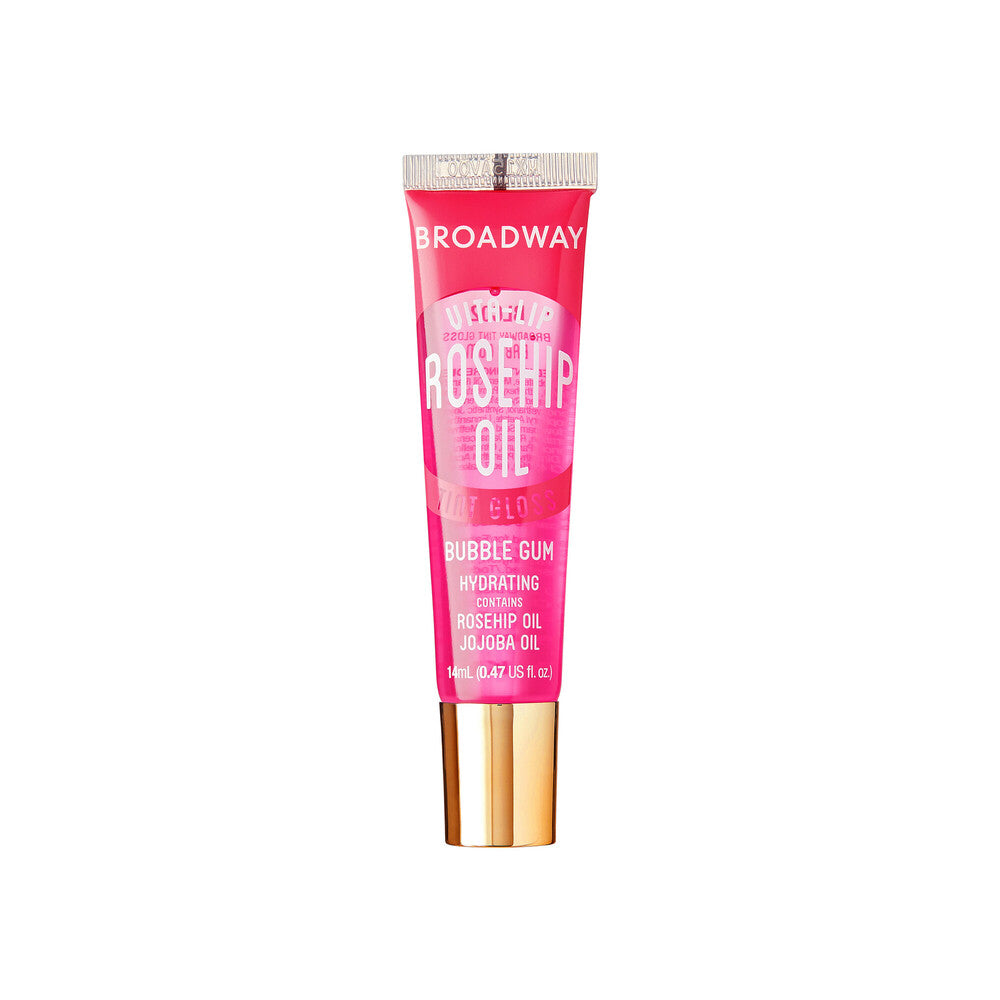 Broadway Vita-Lip Moisturizing, Soothing & Super Shiny Clear Lip Gloss-Rosehip Oil