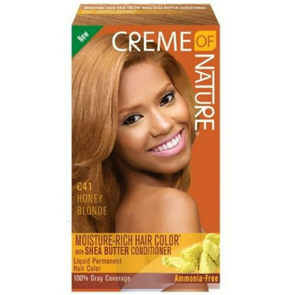 Creme Of Nature Moisture Rich Hair Color, Honey Blond C41