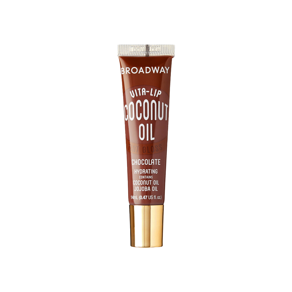 Broadway Vita-Lip Moisturizing, Soothing & Super Shiny Clear Lip Gloss-Coconut Oil