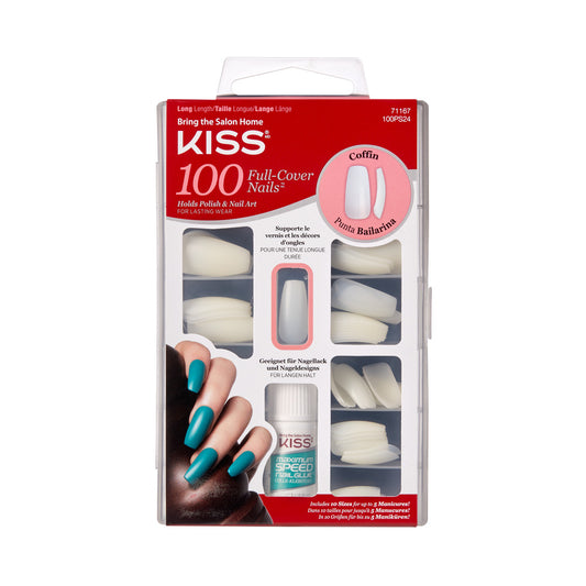 Kiss 100 Nails - Coffin Nail Kit