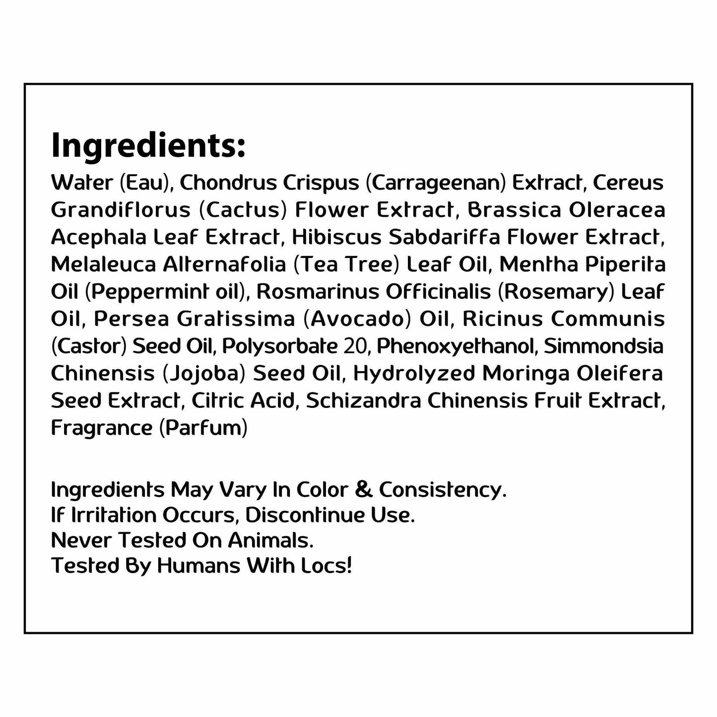 Jamaica Locs Refresher Spray: 8 oz