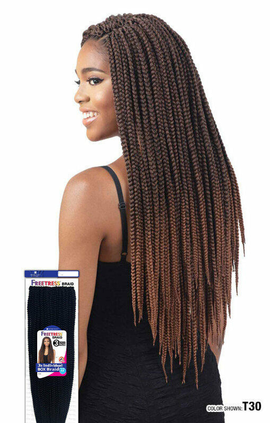 Freetress Synthetic 3X Individual Box Braid 22"