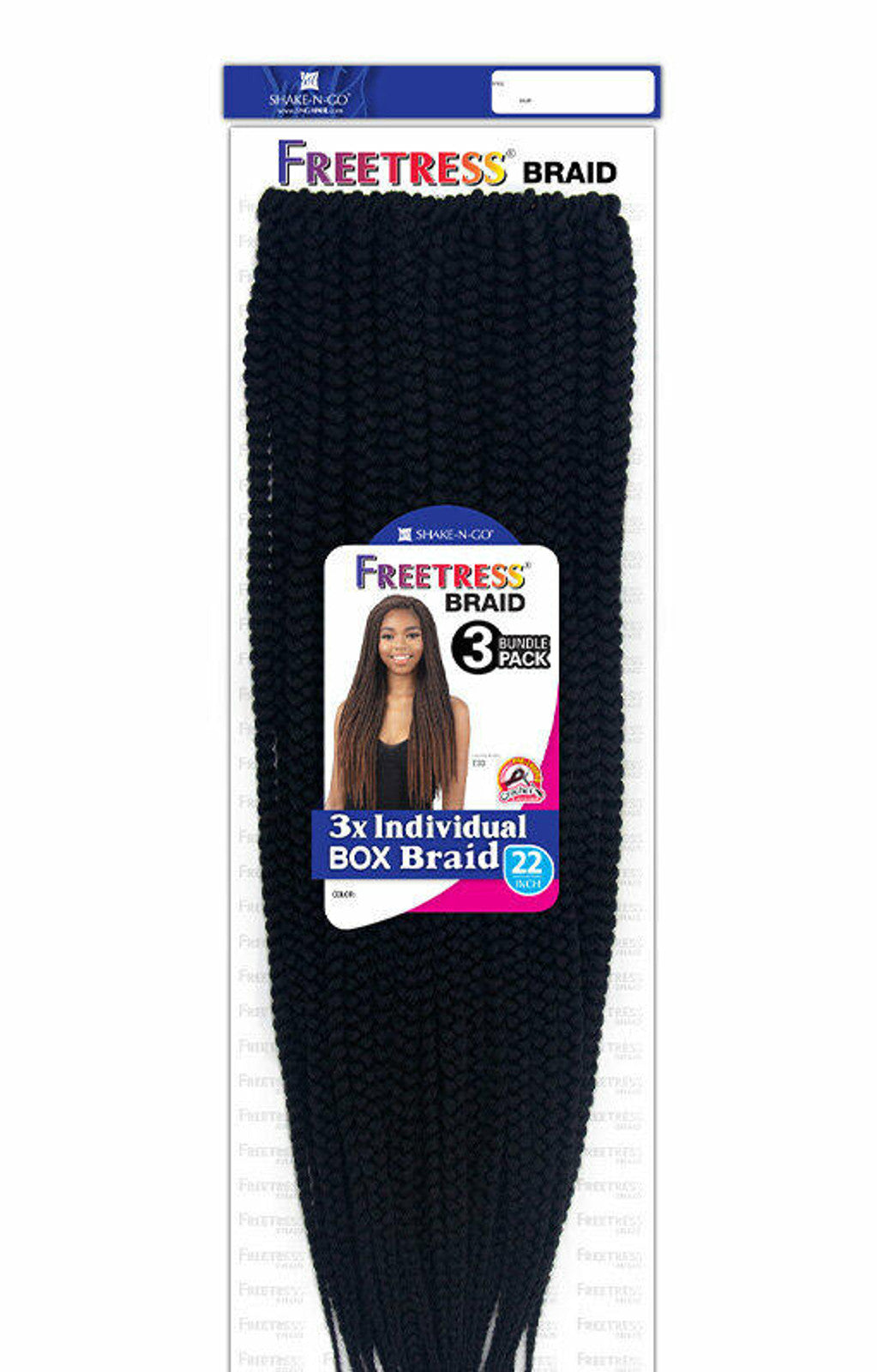 Freetress Synthetic 3X Individual Box Braid 22"