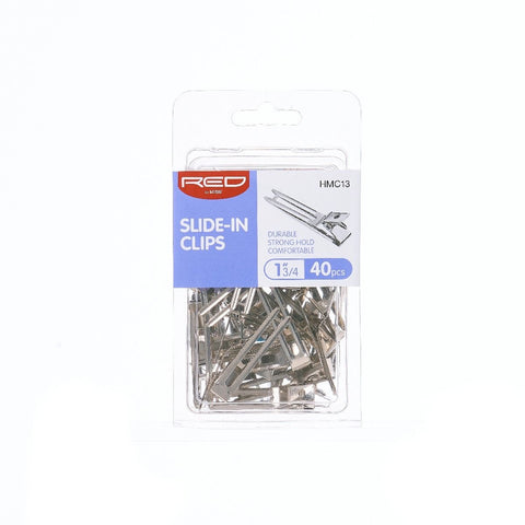 RED 1 3/4' Slide-In Clips 40 PCS