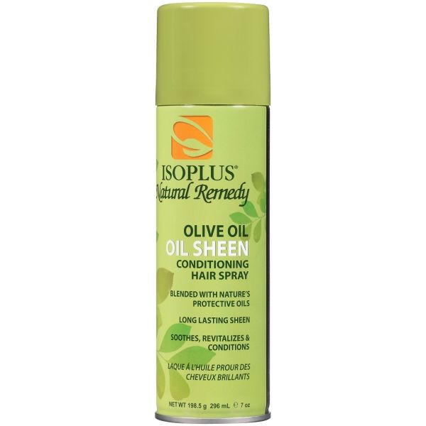 ISOPLUS Natural Remedy Olive Oil Sheen Conditioning Hair Spray