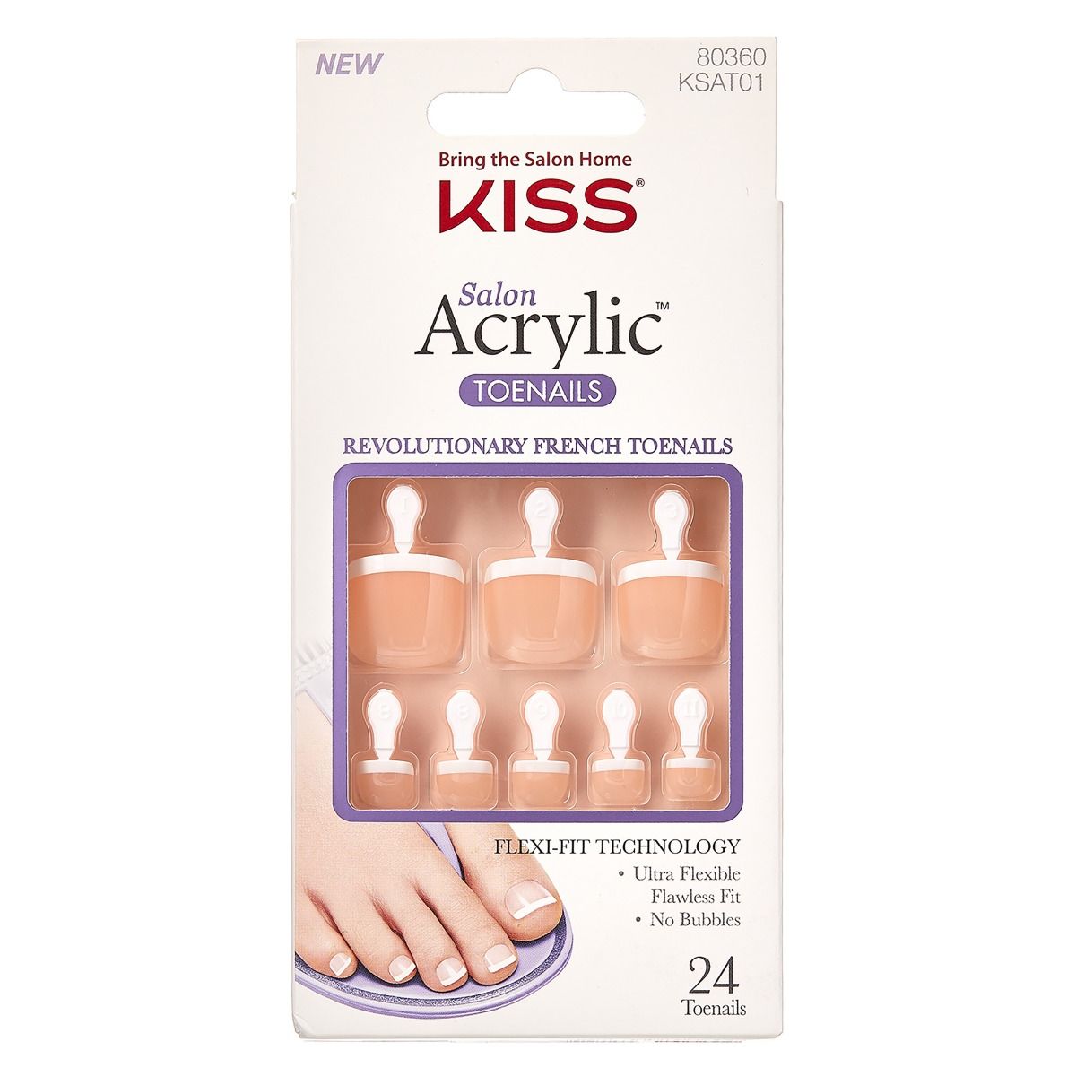 Kiss Salon Acrylic Toenail - WALK AWAY