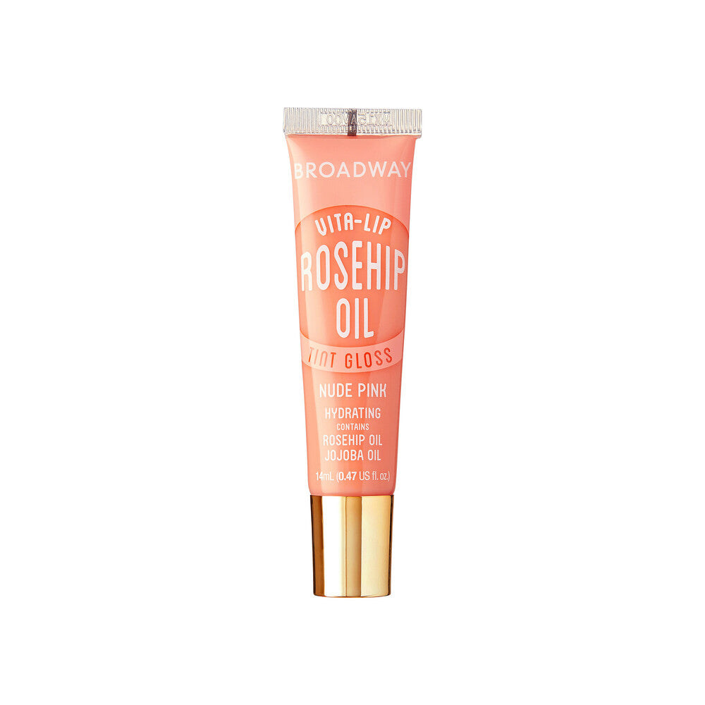 Broadway Vita-Lip Moisturizing, Soothing & Super Shiny Clear Lip Gloss-Rosehip Oil