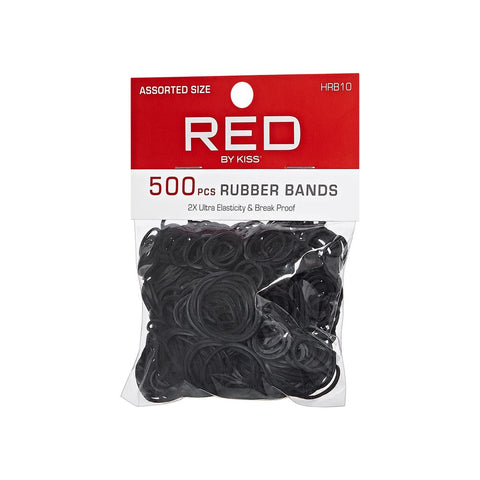 Red Rubber Band Assorted Sizes 500 Pcs