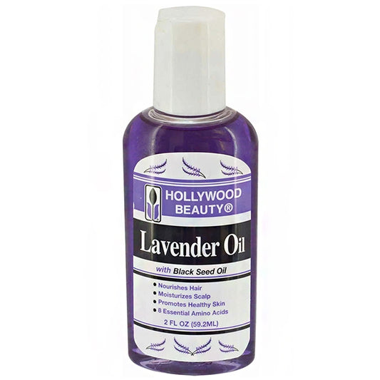 Hollywood Beauty Lavender Oil with Black Seed Oil, 2 Oz