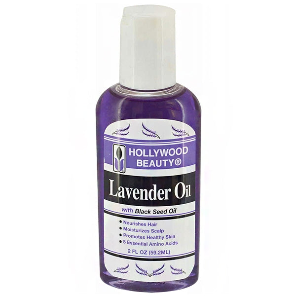 Hollywood Beauty Lavender Oil with Black Seed Oil, 2 Oz