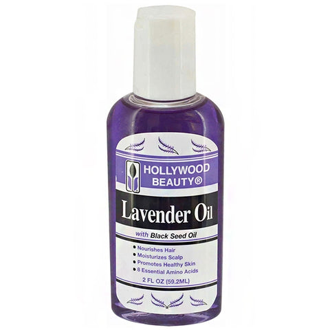 Hollywood Beauty Lavender Oil with Black Seed Oil, 2 Oz
