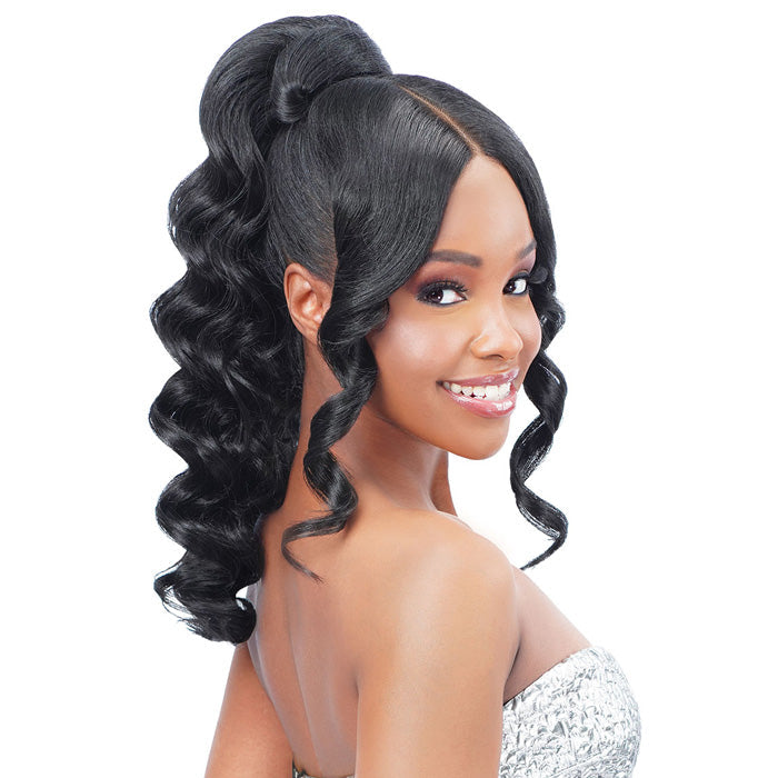 Miss Bang Lace Part Drawstring Ponytail - SOFIA