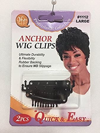 Anchor Small Wig Clips Black