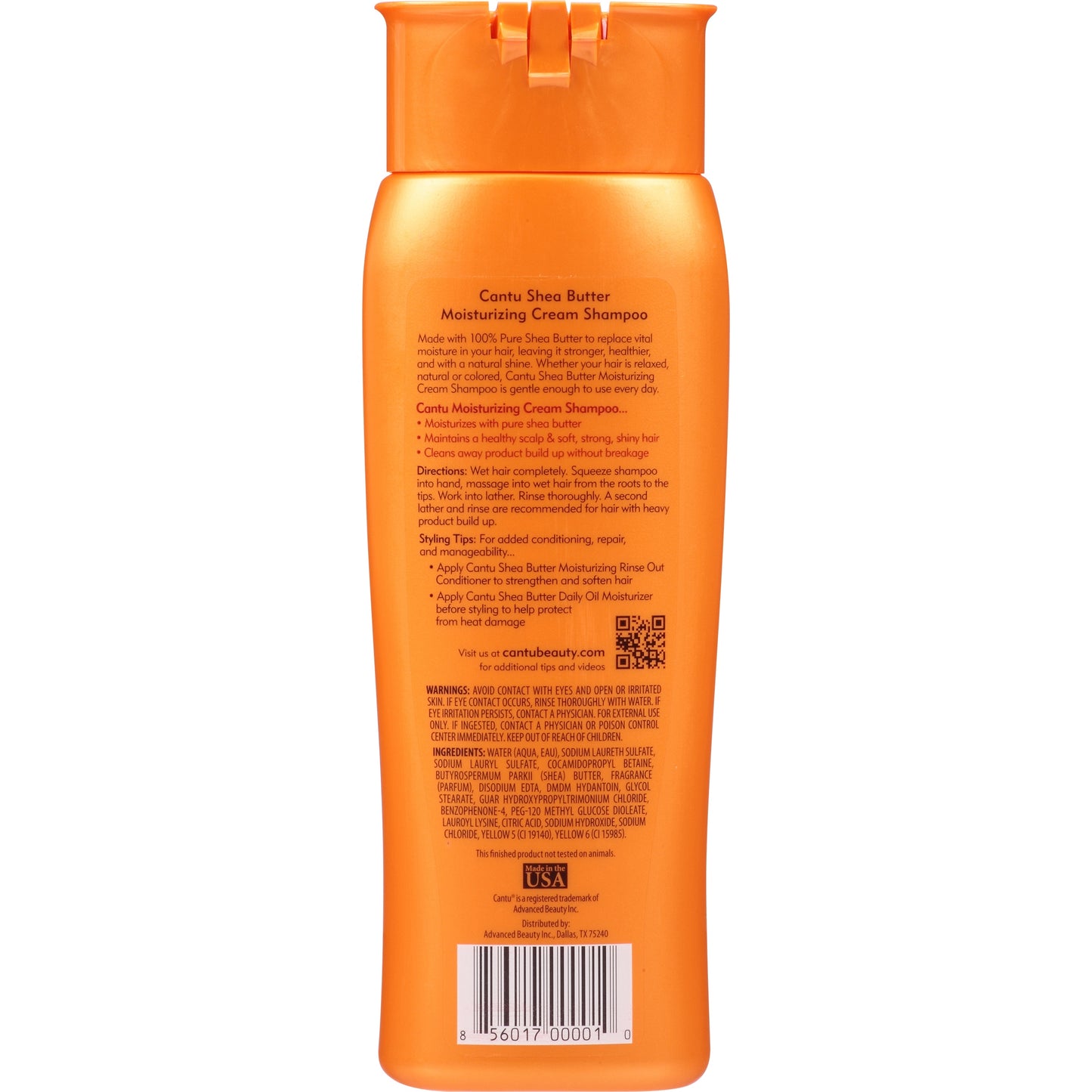 CANTU SHEA BUTTER MOISTURIZING CREAM SHAMPOO 13.5 OZ