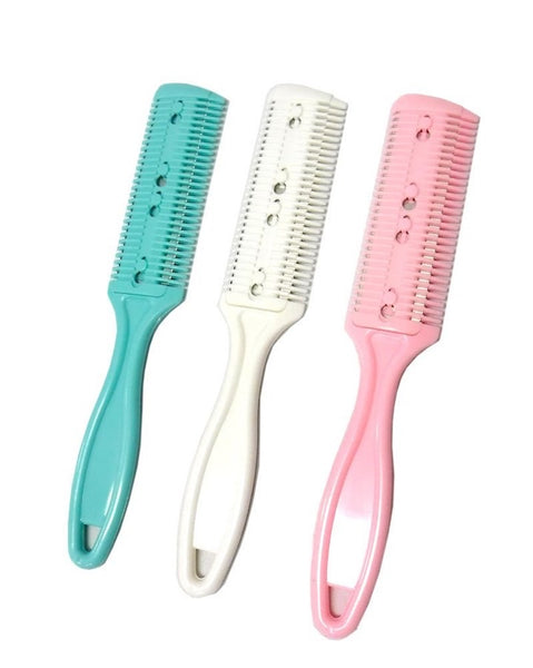 Hair Cutting Razor Comb for Trimming Thinning Layering Split Ends Trimmer