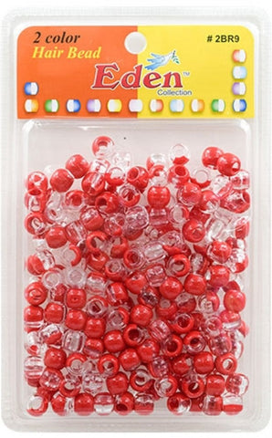 Eden Medium 2 Color Round Hair Beads - Jumbo Pack #2BR9