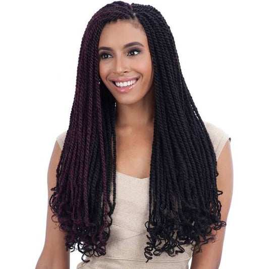 FREETRESS EQUAL CUBAN DOUBLE STRAND STYLE TWIST BRAID 12"-24"