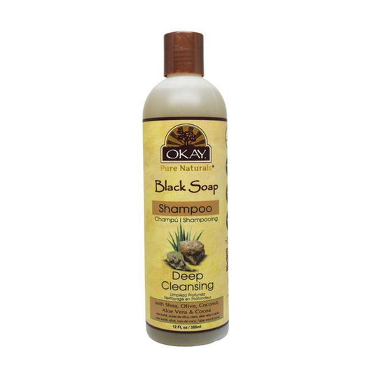 OKAY Black Soap Nourishing Shampoo