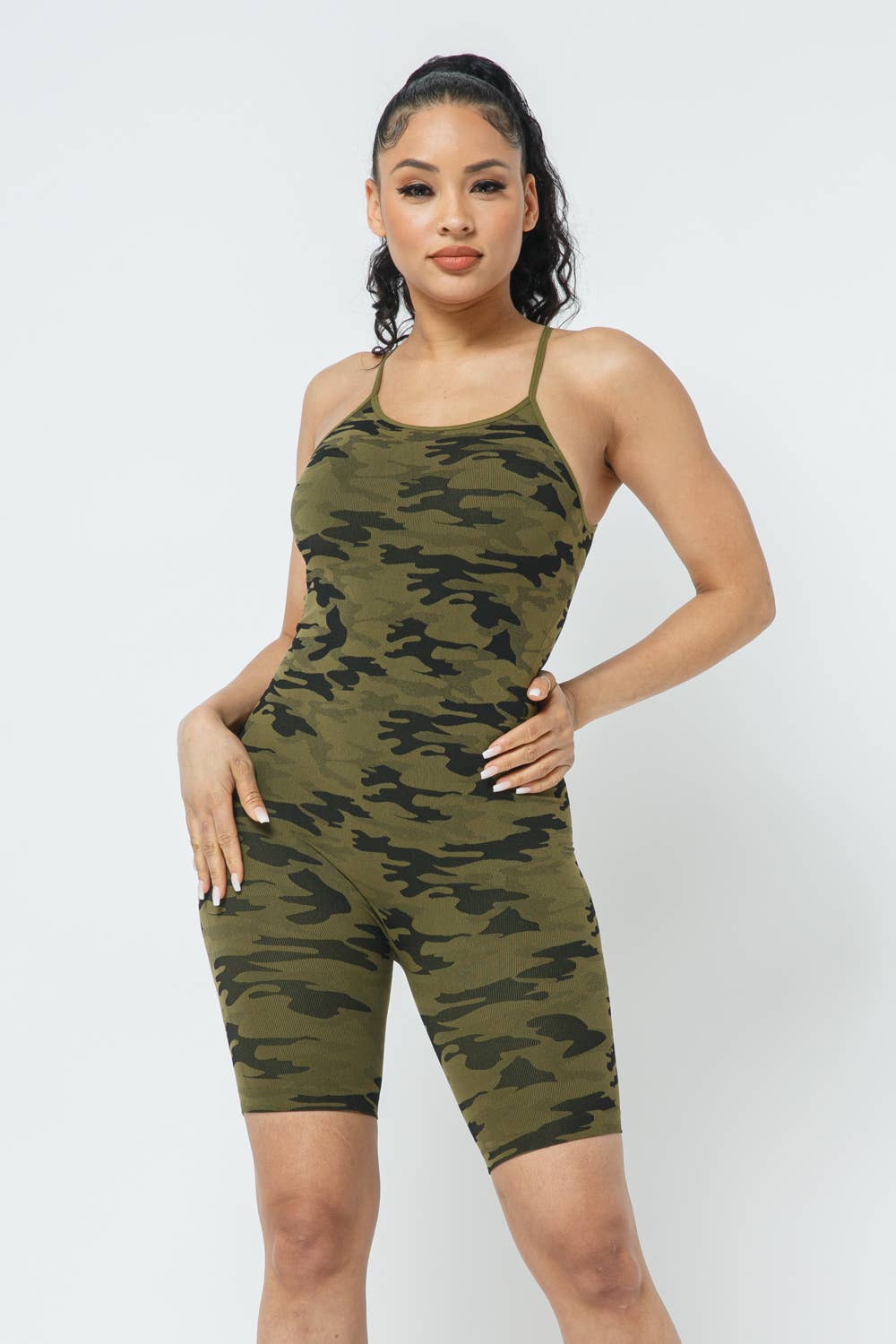 Seamless Camo Romper