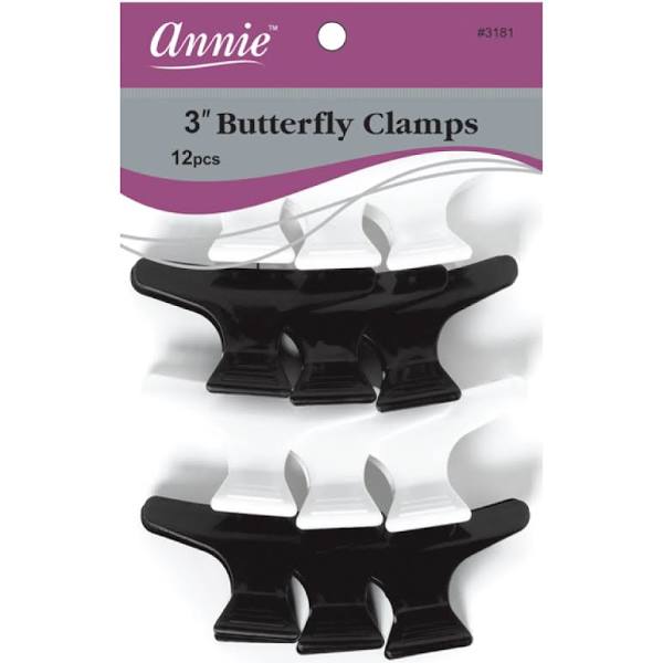 ANNIE 3" Butterfly Clamps 12pcs #3181