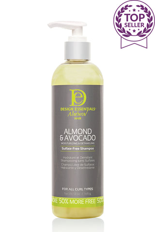 Almond & Avocado Moisturizing & Detangling Sulfate-Free Shampoo