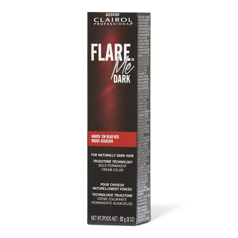 CLAIROL PROFESSIONAL Flare Me Dark Permanent Cream Color KnockEm Dead Red 6RR