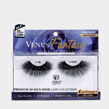 VENUS FANTASY 25MM FAUX MINK 3D LASHES - PARADISE